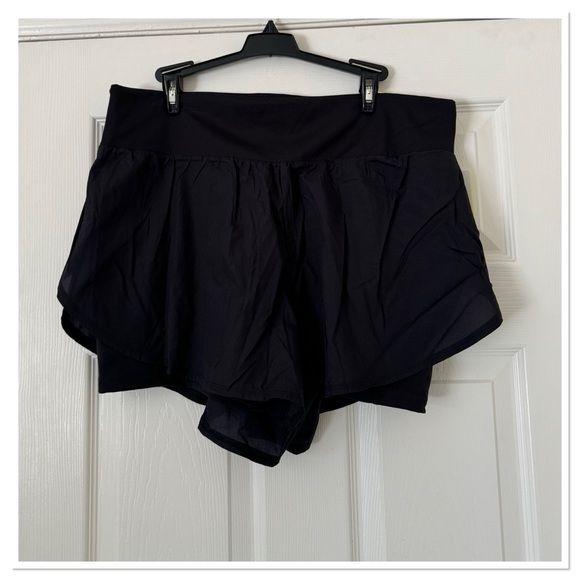 Women’s Woven High Rise 2-1 Run Shorts All In Motion - Picture 2 of 4